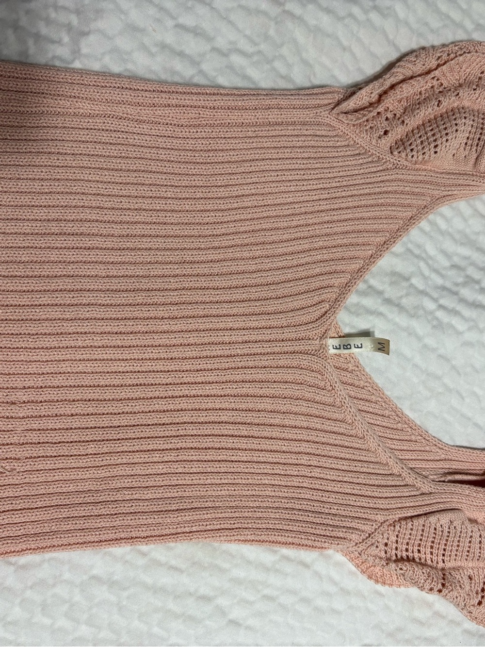 Ribbed Knit Tank Top in Dusty Pink